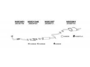 VENEPORTE 530151 išmetimo sistema 
 Išmetimo sistema -> Išmetimo sistema, visa