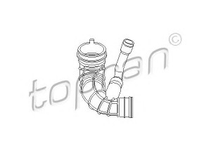 TOPRAN 722 082 įsiurbimo vamzdis, oro filtras 
 Variklis -> Oro tiekimas -> Oro filtras/korpusas
1434 13, 1434 F6, 1 148 084, 2S6Q9C623AA