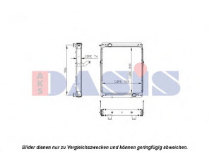 AKS DASIS 260018N radiatorius, variklio aušinimas 
 Aušinimo sistema -> Radiatorius/alyvos aušintuvas -> Radiatorius/dalys
81061016410