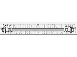 BORG & BECK BBH7831 stabdžių žarnelė 
 Stabdžių sistema -> Stabdžių žarnelės
46210-BM500, 46210-BN81B