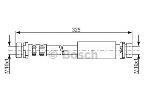 BOSCH 1 987 476 994 stabdžių žarnelė 
 Stabdžių sistema -> Stabdžių žarnelės
1151027, 1217819, 1426701, 2S61 2282-AD