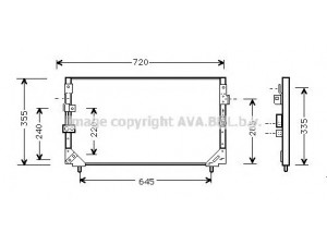 AVA QUALITY COOLING TO5225 kondensatorius, oro kondicionierius 
 Oro kondicionavimas -> Kondensatorius
8846060160