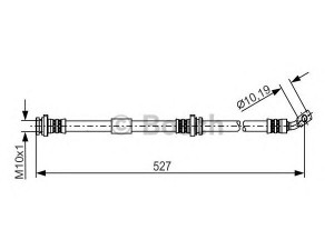 BOSCH 1 987 481 226 stabdžių žarnelė 
 Stabdžių sistema -> Stabdžių žarnelės
46210 30R00, 46210 30R10, 46210 51E00