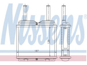 NISSENS 72647 šilumokaitis, salono šildymas 
 Šildymas / vėdinimas -> Šilumokaitis
1302 108