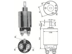 MAGNETI MARELLI 940113050277 solenoidinis jungiklis, starteris
S114429