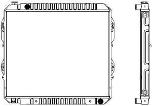 SAKURA  Automotive 1461-0217A radiatorius, variklio aušinimas