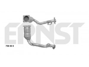 ERNST 758000 katalizatoriaus keitiklis 
 Išmetimo sistema -> Katalizatoriaus keitiklis
1731 KG