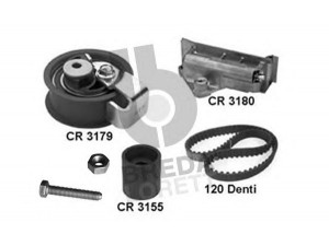 BREDA  LORETT KCD0583 paskirstymo diržo komplektas 
 Techninės priežiūros dalys -> Papildomas remontas
03L109244C, 045109243C, 045109479B