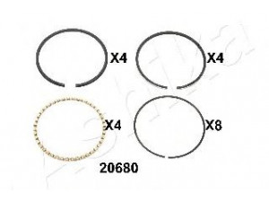 ASHIKA 34-20680 stūmoklio žiedas
MD040610, MD106736, MD109766