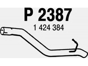 FENNO P2387 išleidimo kolektorius 
 Išmetimo sistema -> Išmetimo vamzdžiai
1424384