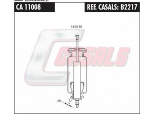 CASALS B2217 gofruotoji membrana, vairuotojo kabinos pakaba
1349840, 1363122, 1381904, 1397396