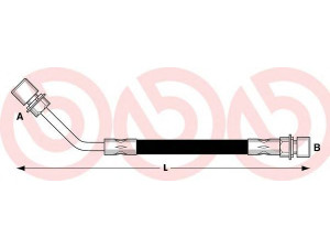 BREMBO T 24 062 stabdžių žarnelė 
 Stabdžių sistema -> Stabdžių žarnelės
1631047, 1987476508, PHA231, 815016123