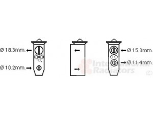 VAN WEZEL 13001358 išsiplėtimo vožtuvas, oro kondicionavimas
92200-AU400, 922006N205, 92200AU400
