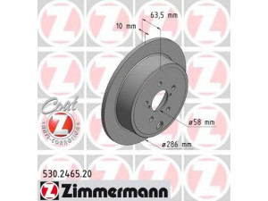 ZIMMERMANN 530.2465.20 stabdžių diskas 
 Stabdžių sistema -> Diskinis stabdys -> Stabdžių diskas
26700-FG000