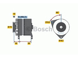 BOSCH 0 986 035 750 kintamosios srovės generatorius 
 Elektros įranga -> Kint. sr. generatorius/dalys -> Kintamosios srovės generatorius
12 31 1 720 591, 12 31 1 722 568