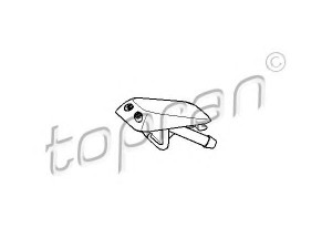TOPRAN 104 439 plovimo skysčio purkštukas, priekinis langas 
 Priekinio stiklo valymo sistema -> Ploviklio purkštukas
893 955 985, 8D0 955 987, 893 955 985