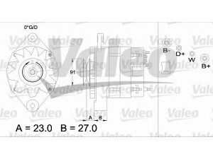 VALEO 436274 kintamosios srovės generatorius