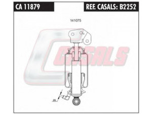 CASALS B2252 amortizatorius, kabinos pakaba 
 Kėbulas -> Vairuotojo kabina -> Pakaba, vairuotojo kabina
5010615879