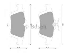 BOSCH 0 986 AB2 270 stabdžių trinkelių rinkinys, diskinis stabdys 
 Techninės priežiūros dalys -> Papildomas remontas
1233679, 1324300, 1360254, 1360304