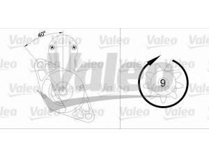 VALEO 455611 starteris 
 Elektros įranga -> Starterio sistema -> Starteris
28100-33010, 28100-33011, 28100-33020