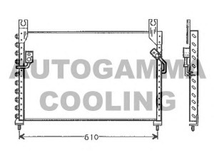 AUTOGAMMA 105007 kondensatorius, oro kondicionierius
LB4061480