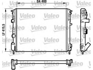 VALEO 732720 radiatorius, variklio aušinimas 
 Aušinimo sistema -> Radiatorius/alyvos aušintuvas -> Radiatorius/dalys
7700428658