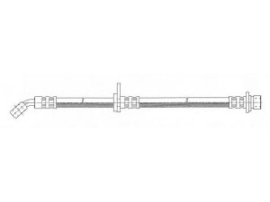 KAWE 511457 stabdžių žarnelė 
 Stabdžių sistema -> Stabdžių žarnelės
01468S04900, 01468SR3902, 46431SR3941