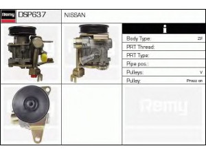 DELCO REMY DSP637 hidraulinis siurblys, vairo sistema 
 Vairavimas -> Vairo pavara/siurblys
49110-4F101
