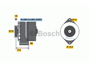 BOSCH 0 120 488 268 kintamosios srovės generatorius 
 Elektros įranga -> Kint. sr. generatorius/dalys -> Kintamosios srovės generatorius