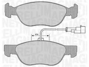 MAGNETI MARELLI 363916060104 stabdžių trinkelių rinkinys, diskinis stabdys 
 Techninės priežiūros dalys -> Papildomas remontas
77362300, 9947776, 9950637