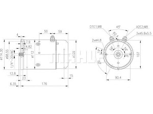 MAHLE ORIGINAL MM 181 elektrovariklis
