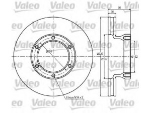 VALEO 187026 stabdžių diskas 
 Dviratė transporto priemonės -> Stabdžių sistema -> Stabdžių diskai / priedai
6779205, 6779208, 67792085, 6779205