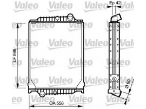 VALEO 733496 radiatorius, variklio aušinimas 
 Aušinimo sistema -> Radiatorius/alyvos aušintuvas -> Radiatorius/dalys
8113119, 8149510, 8149840