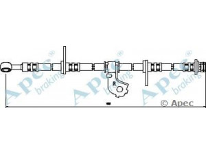 APEC braking HOS3377 stabdžių žarnelė 
 Stabdžių sistema -> Stabdžių žarnelės
46410ST3E02, GBH90281, GBH90286