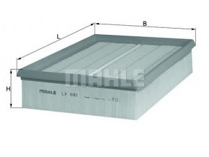 KNECHT LX 691 oro filtras 
 Techninės priežiūros dalys -> Techninės priežiūros intervalai
90499601, 834316, 90499601, 90540602