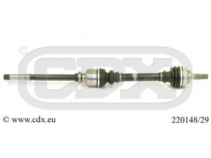 CDX 220148/29 kardaninis velenas 
 Ratų pavara -> Kardaninis velenas