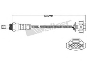 WALKER PRODUCTS 250-241078 lambda jutiklis 
 Variklis -> Variklio elektra
855395, 12574574, 12574574