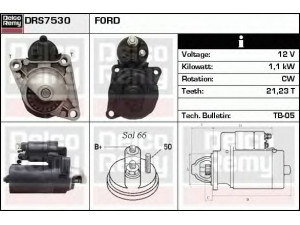 DELCO REMY DRS7530N starteris 
 Elektros įranga -> Starterio sistema -> Starteris
1019852, 1020508, 1027772, 1030151