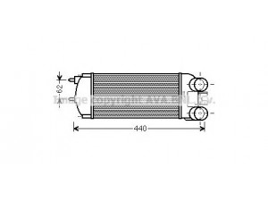 AVA QUALITY COOLING CNA4269 tarpinis suslėgto oro aušintuvas, kompresorius 
 Variklis -> Oro tiekimas -> Įkrovos agregatas (turbo/superįkrova) -> Tarpinis suslėgto oro aušintuvas
0384G5, 0384G5