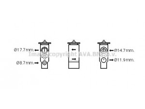 PRASCO VW1366 išsiplėtimo vožtuvas, oro kondicionavimas 
 Oro kondicionavimas -> Vožtuvai
701820679D, 701820679D, 1651.0018