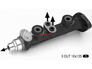BENDIX 132230B pagrindinis cilindras, stabdžiai 
 Stabdžių sistema -> Pagrindinis stabdžių cilindras
4410502, 791513, 793143, 790519