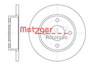 METZGER 6427.00 stabdžių diskas 
 Dviratė transporto priemonės -> Stabdžių sistema -> Stabdžių diskai / priedai
101 35 81, 1019598, 1112542, 96FX1125A1B
