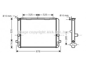 AVA QUALITY COOLING VL2024 radiatorius, variklio aušinimas
3028701
