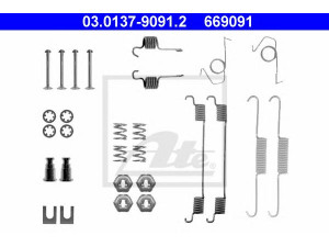ATE 03.0137-9091.2 priedų komplektas, stabdžių trinkelės 
 Stabdžių sistema -> Būgninis stabdys -> Dalys/priedai