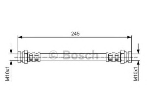 BOSCH 1 987 481 239 stabdžių žarnelė 
 Stabdžių sistema -> Stabdžių žarnelės
D001-43-810A
