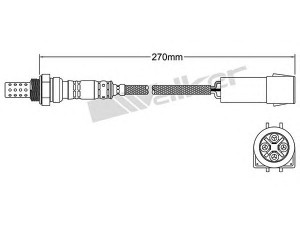 WALKER PRODUCTS 250-24519 lambda jutiklis 
 Variklis -> Variklio elektra