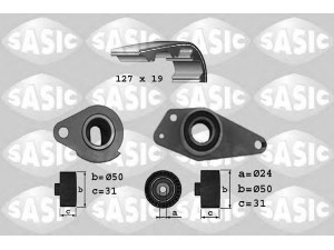 SASIC 1754016 paskirstymo diržo komplektas 
 Techninės priežiūros dalys -> Papildomas remontas
7701469776