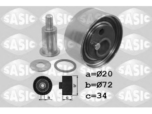 SASIC 1706052 įtempiklio skriemulys, paskirstymo diržas 
 Techninės priežiūros dalys -> Papildomas remontas
059109243D, 059109243J, 059109243D