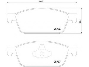BREMBO P 24 157 stabdžių trinkelių rinkinys, diskinis stabdys 
 Techninės priežiūros dalys -> Papildomas remontas
1775091, BV612K021AC