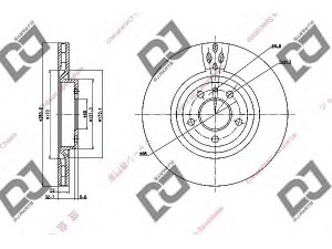 DJ PARTS BD1931 stabdžių diskas 
 Dviratė transporto priemonės -> Stabdžių sistema -> Stabdžių diskai / priedai
46427948, 60606170
